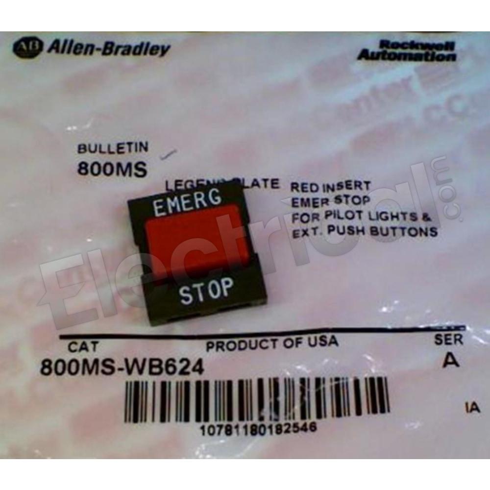 Allen-Bradley Motor Control Part And Accessory 800MS-WB624