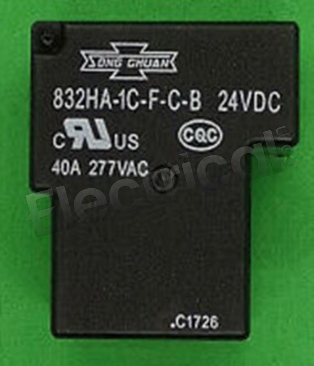 Song Chuan Relay PC Board Mount 832HA-1C-F-C-B-24VDC