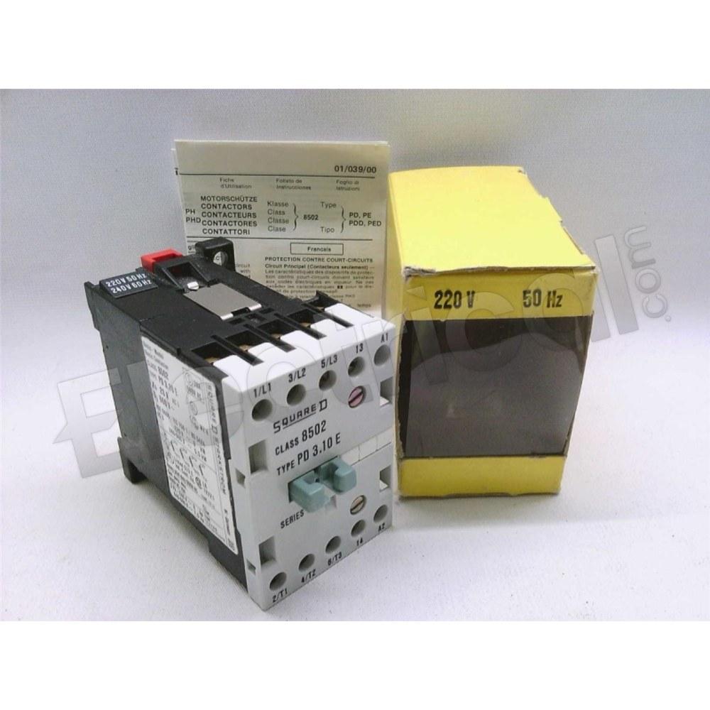 Schneider Electric Contactor 8502-PD3.10E-V03