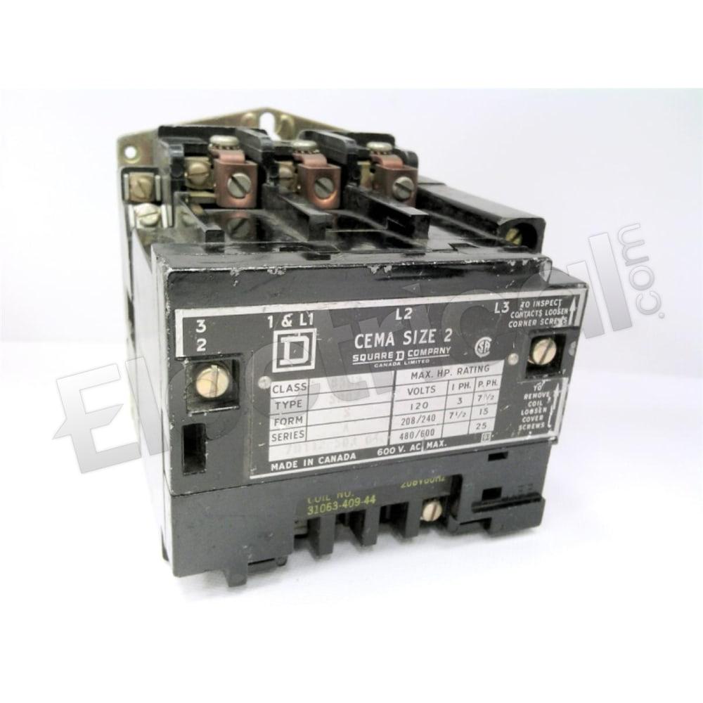 Schneider Electric Contactor 8502-SD02-V08