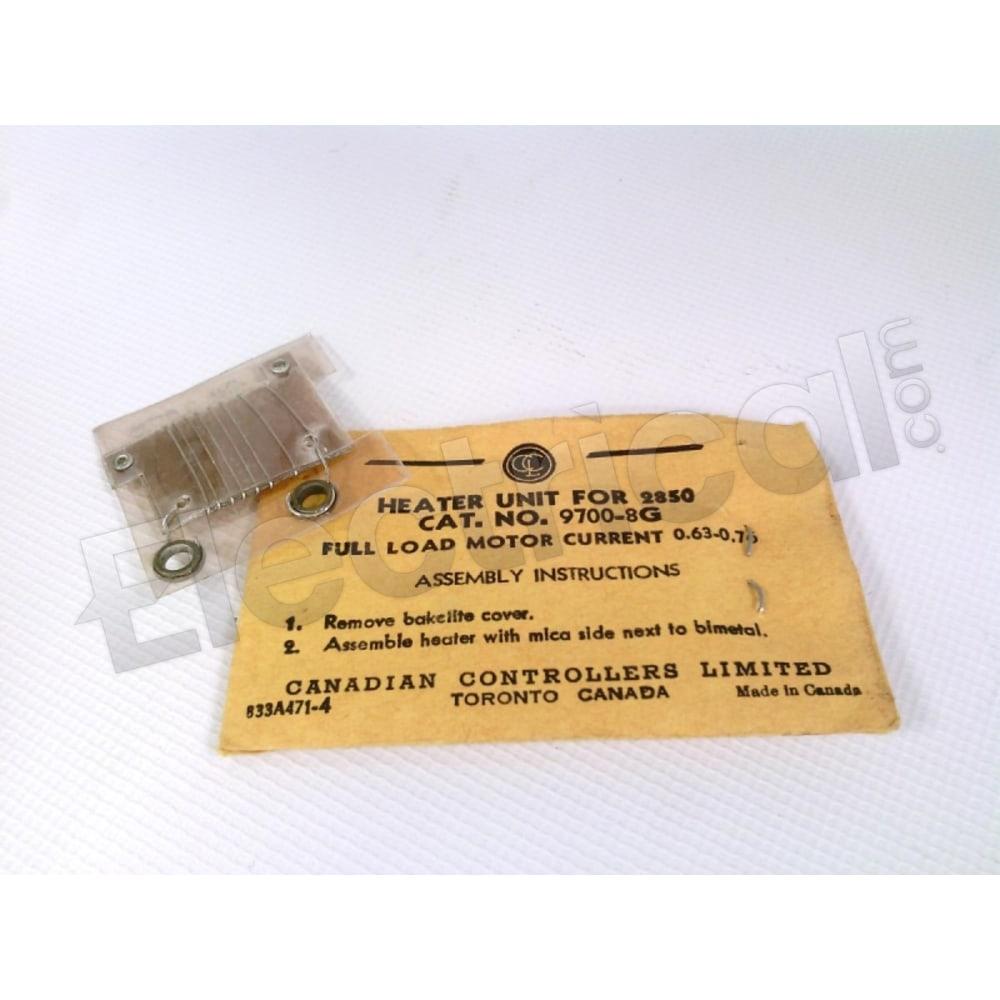 Canadian Controllers Limited Heater Element 9700-8G