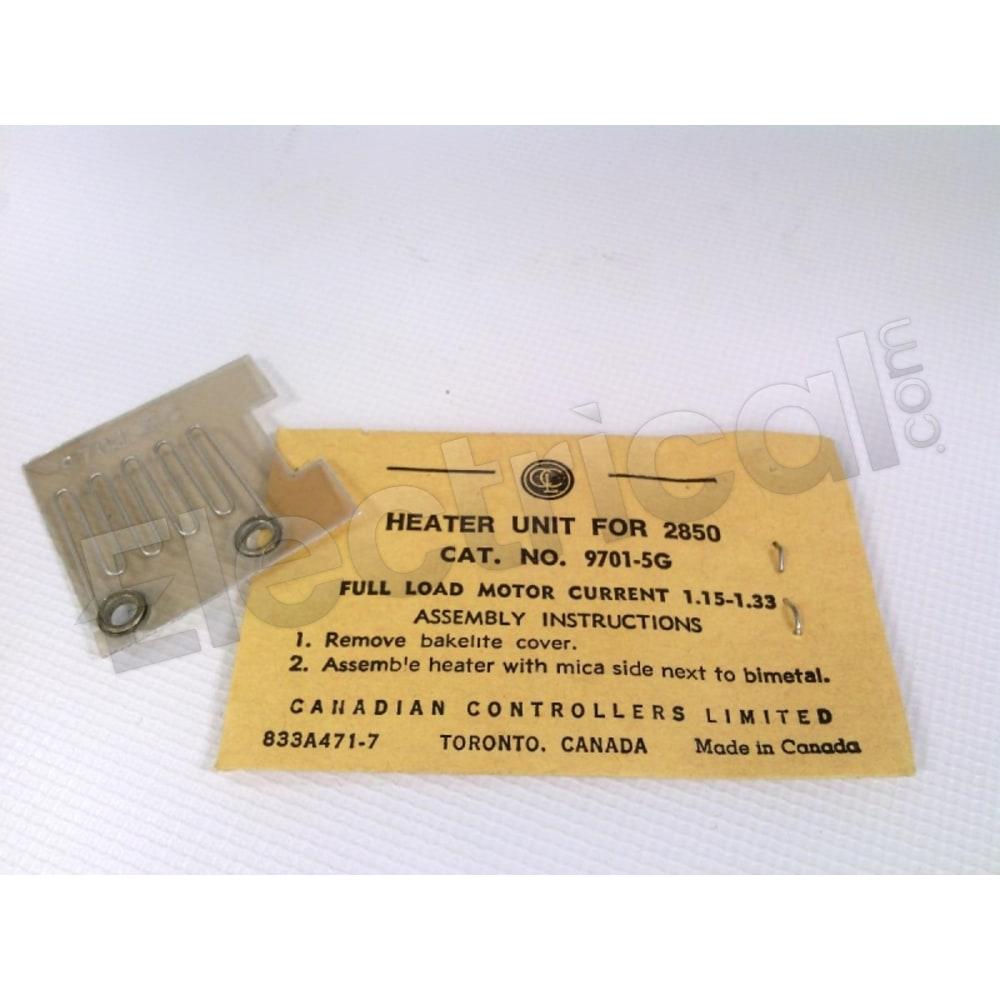 Canadian Controllers Limited Heater Element 9701-5G