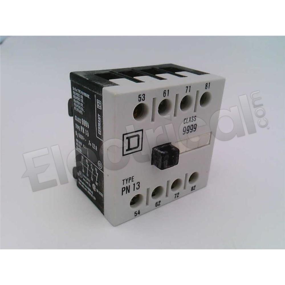 Schneider Electric Contactor And Motor Starter Auxiliary 9999-PN13