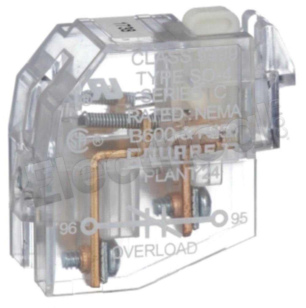 Square D Contactor And Motor Starter Auxiliary 9999SO4