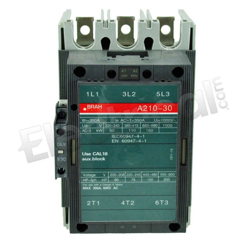 BRAH Electric Contactor BA210-30-11-42