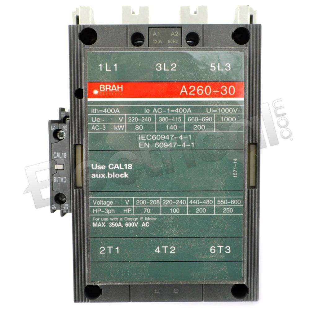 BRAH Electric Contactor BA260-30-11