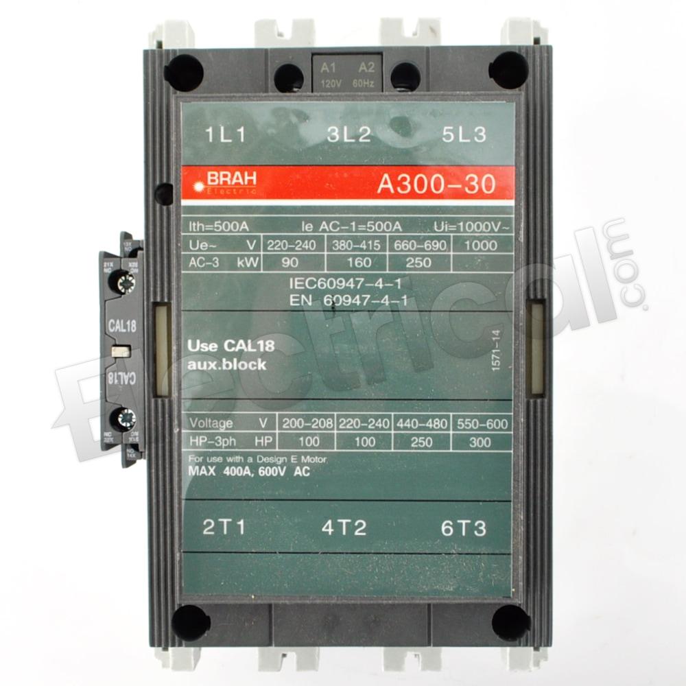 BRAH Electric Contactor BA300-30-11-80