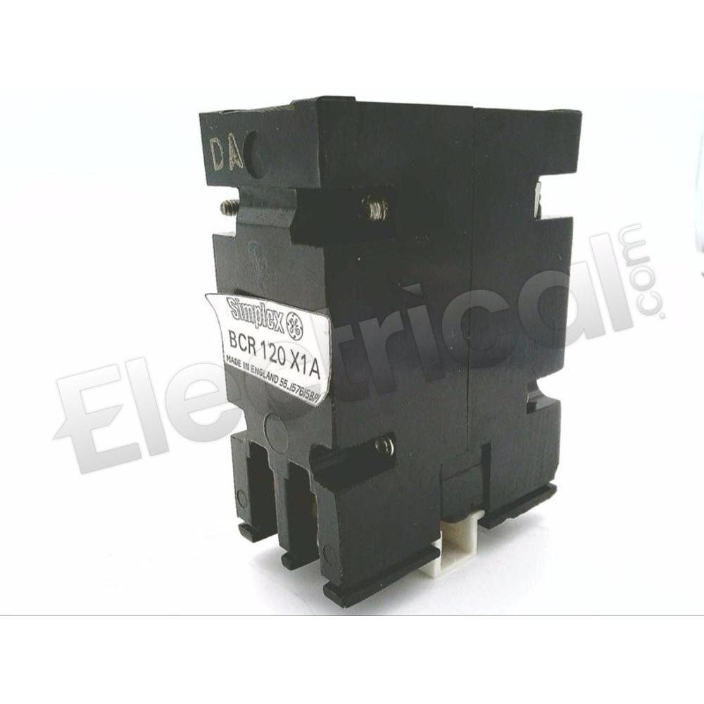 General Electric Contactor And Motor Starter Auxiliary BCR-120-X1A