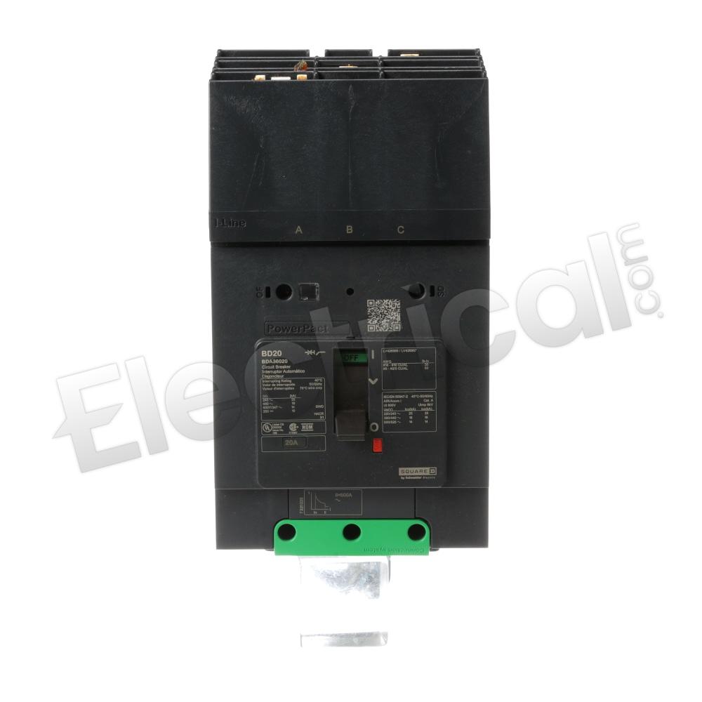 Square D Molded Case BDA36020