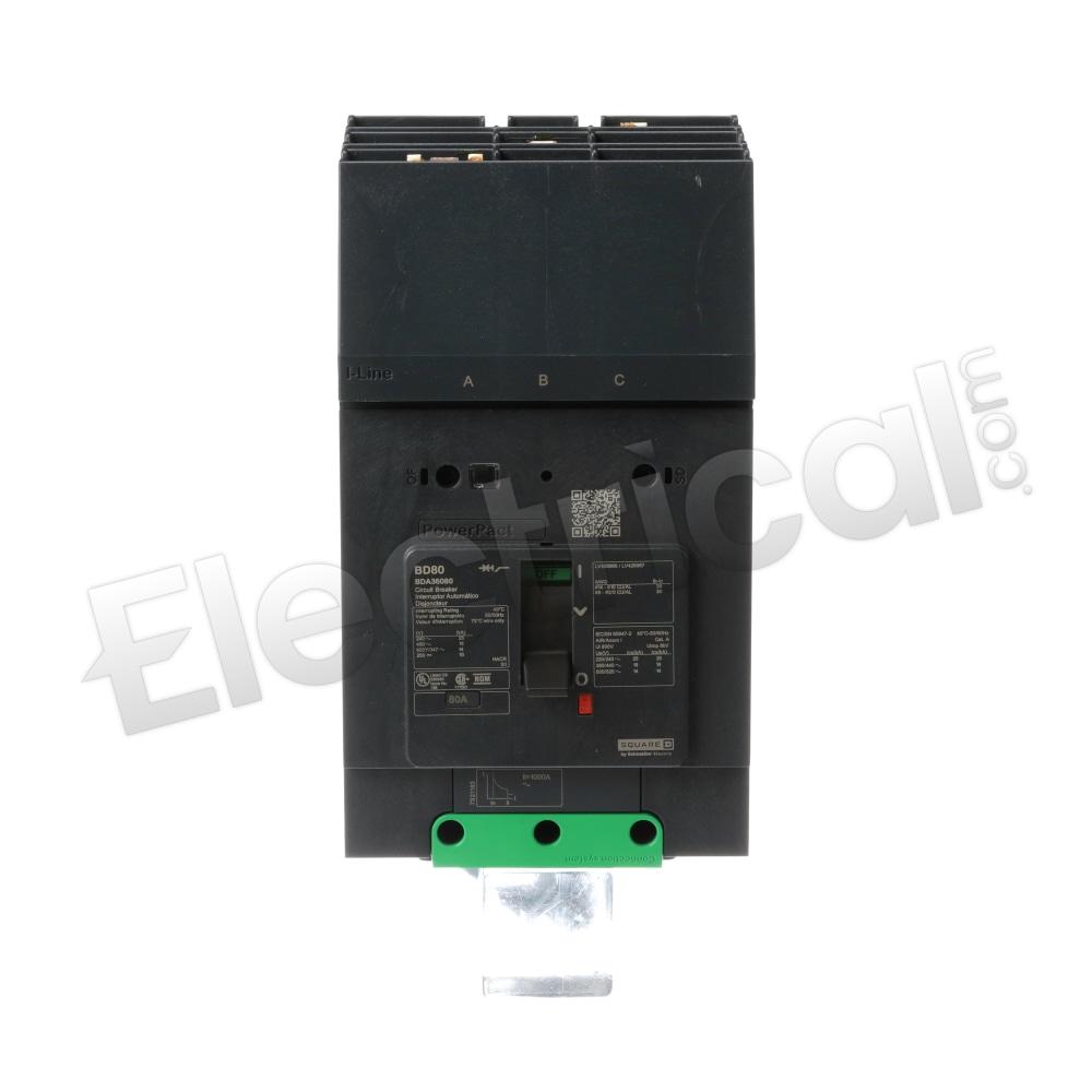 Square D Molded Case BDA36080