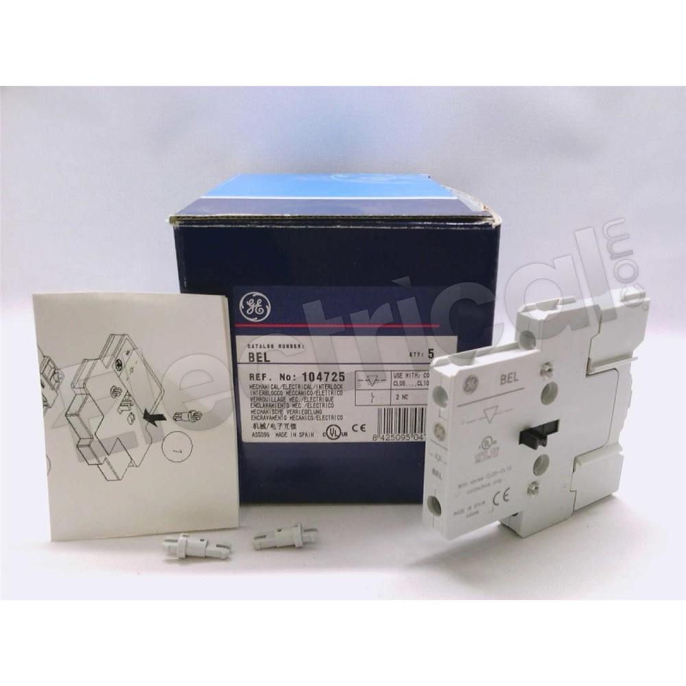 General Electric Contactor And Motor Starter Auxiliary BEL
