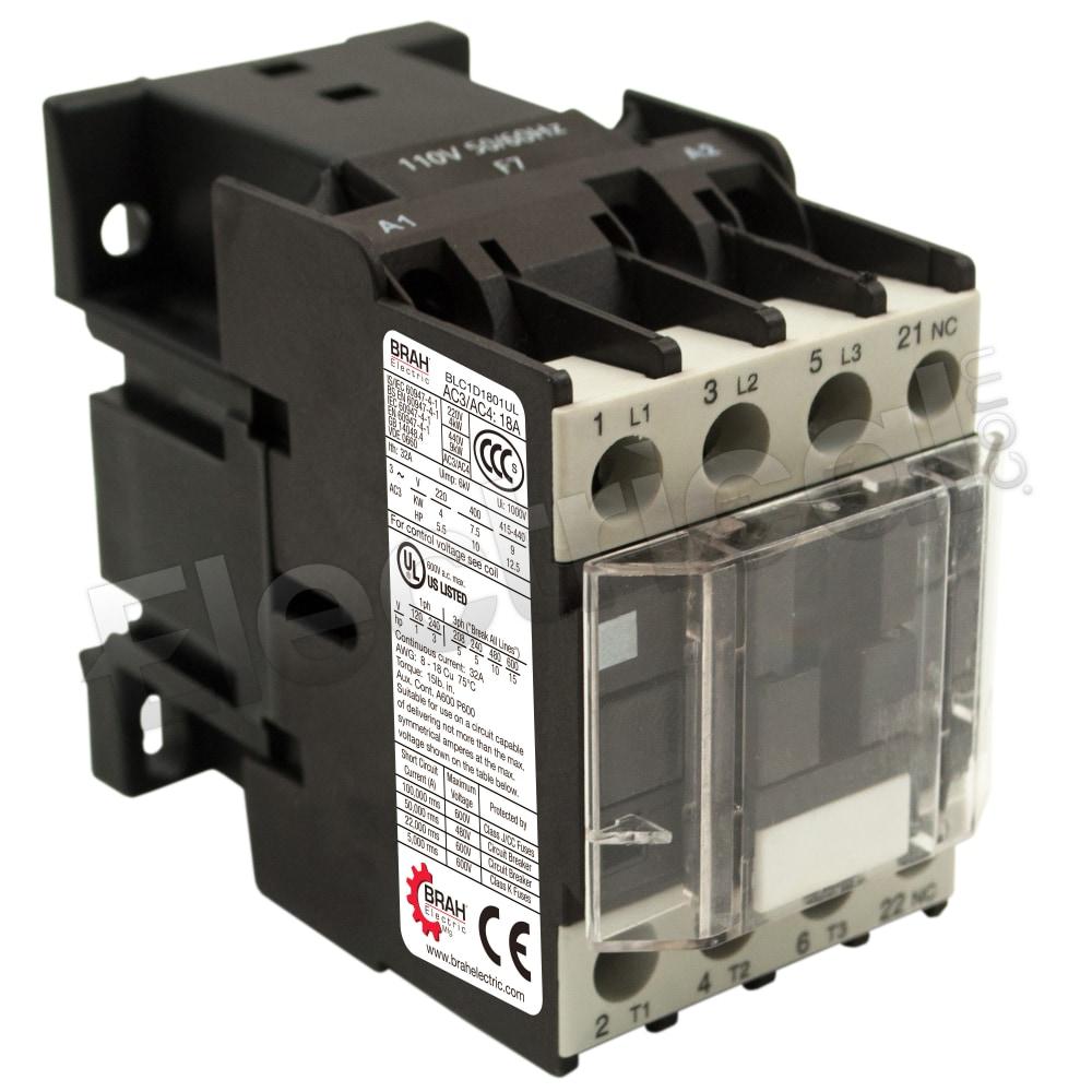 BRAH Electric Contactor BLC1D1801UL-F7