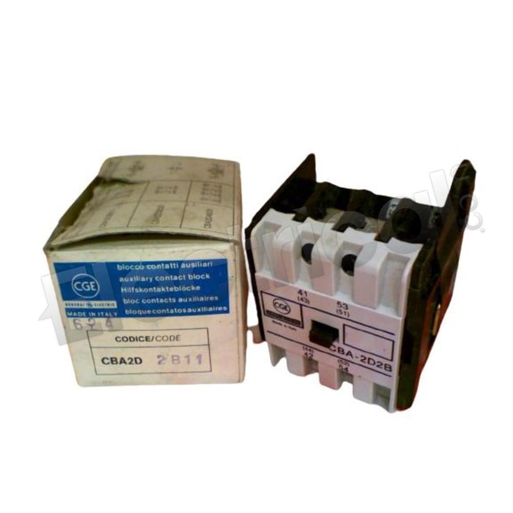 General Electric Contactor And Motor Starter Auxiliary CBA-2D2B-11