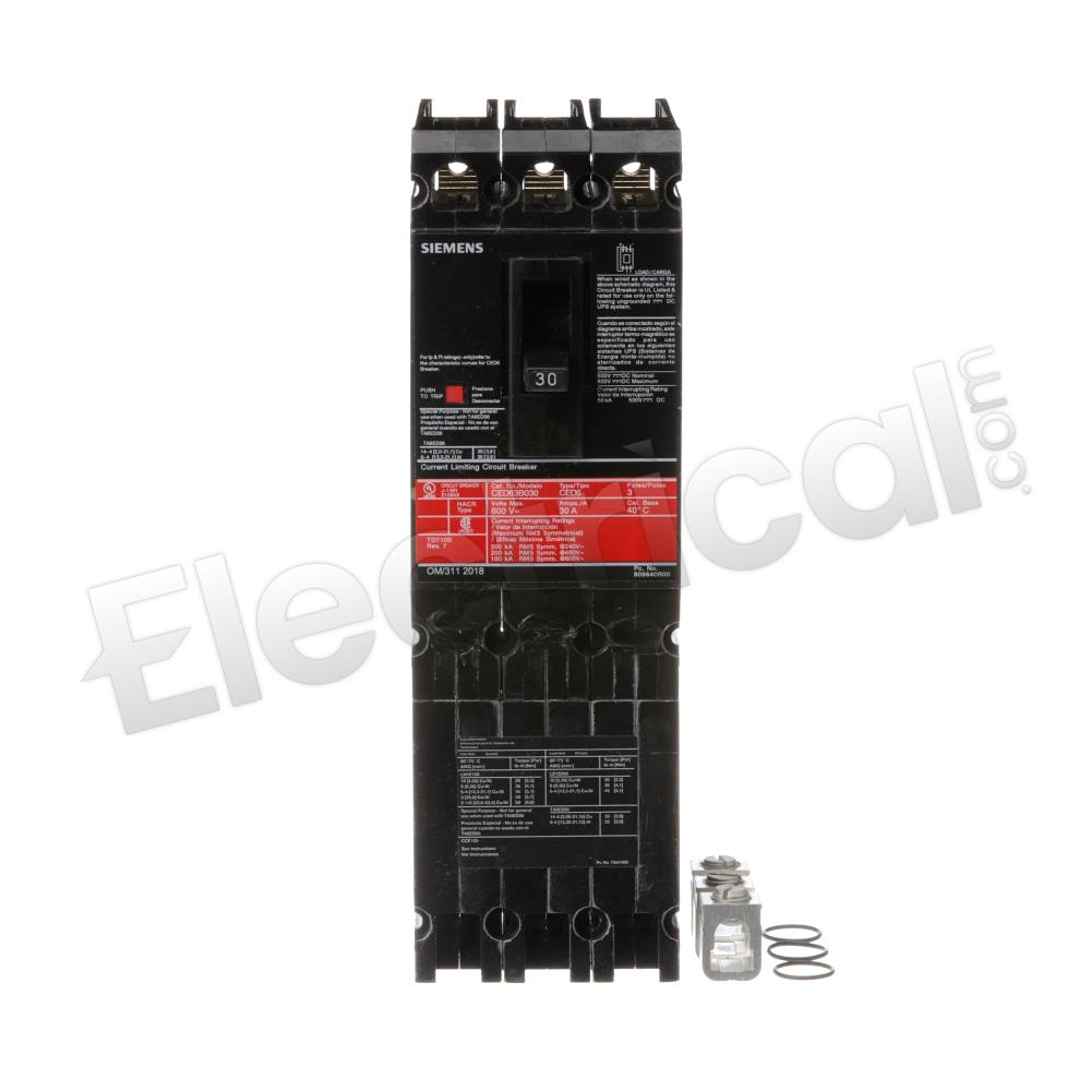 Siemens Molded Case CED63B030L