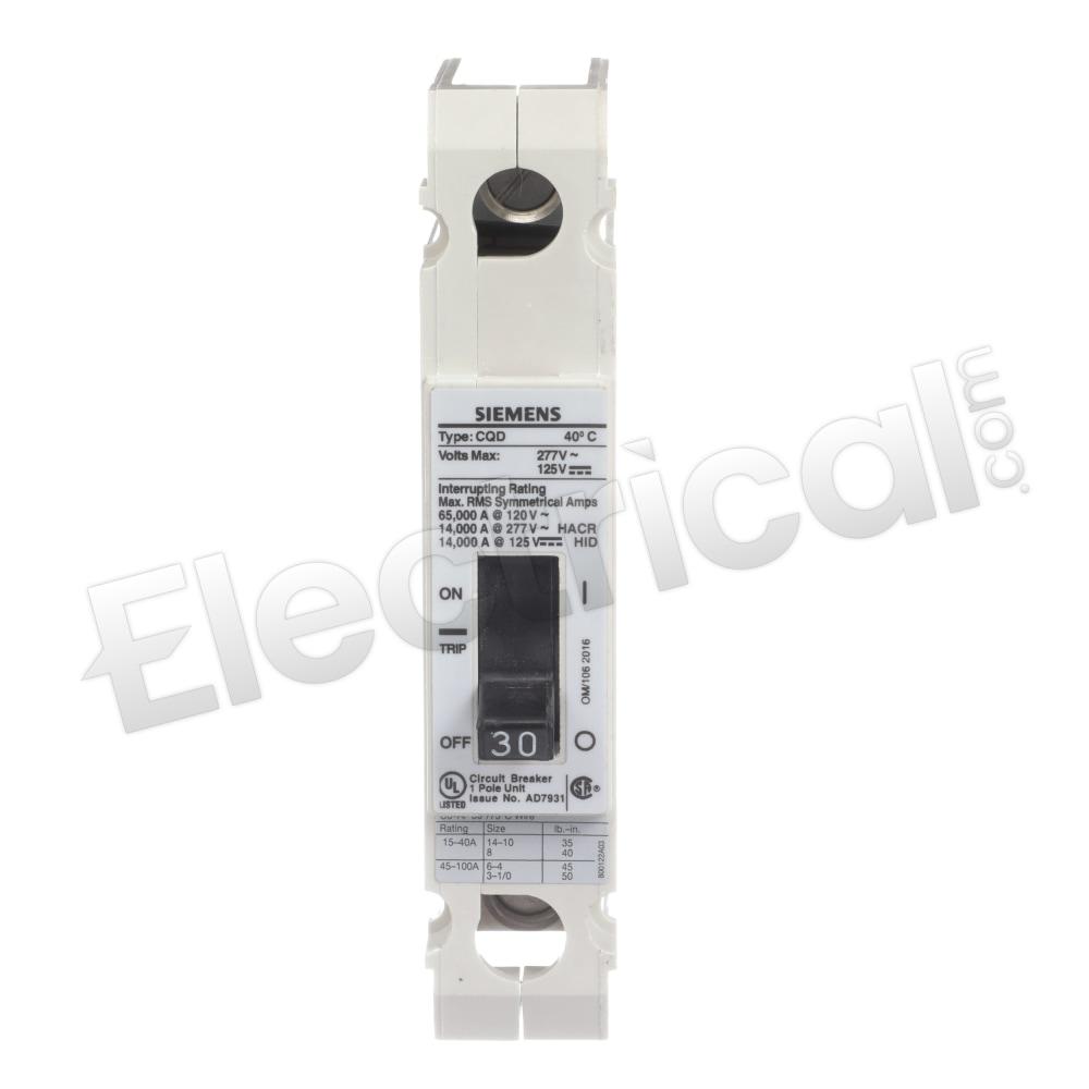 Siemens Molded Case CQD130