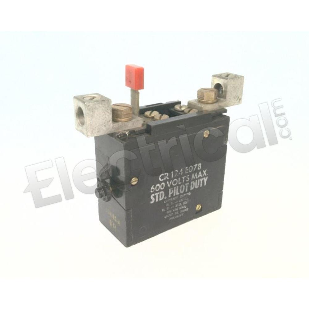 General Electric Overload Relay CR124E078