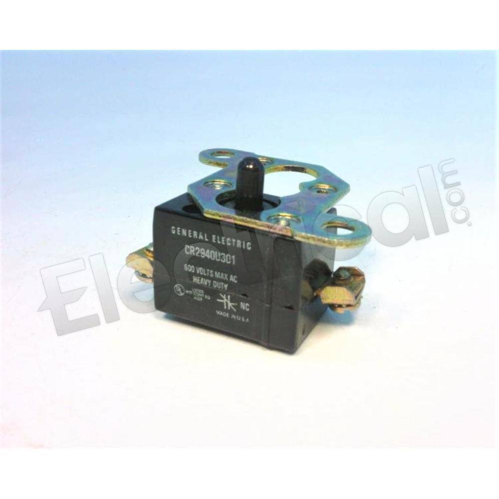 General Electric Contactor And Motor Starter Auxiliary CR2940U301A