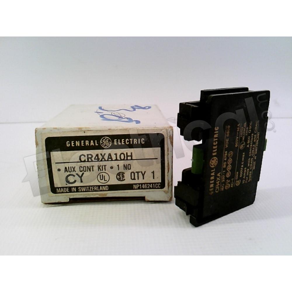 General Electric Contactor And Motor Starter Auxiliary CR4XA10H