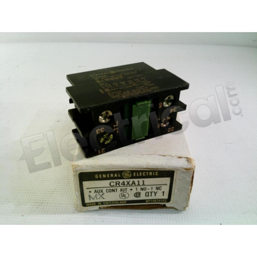 General Electric Contactor And Motor Starter Auxiliary CR4XA11