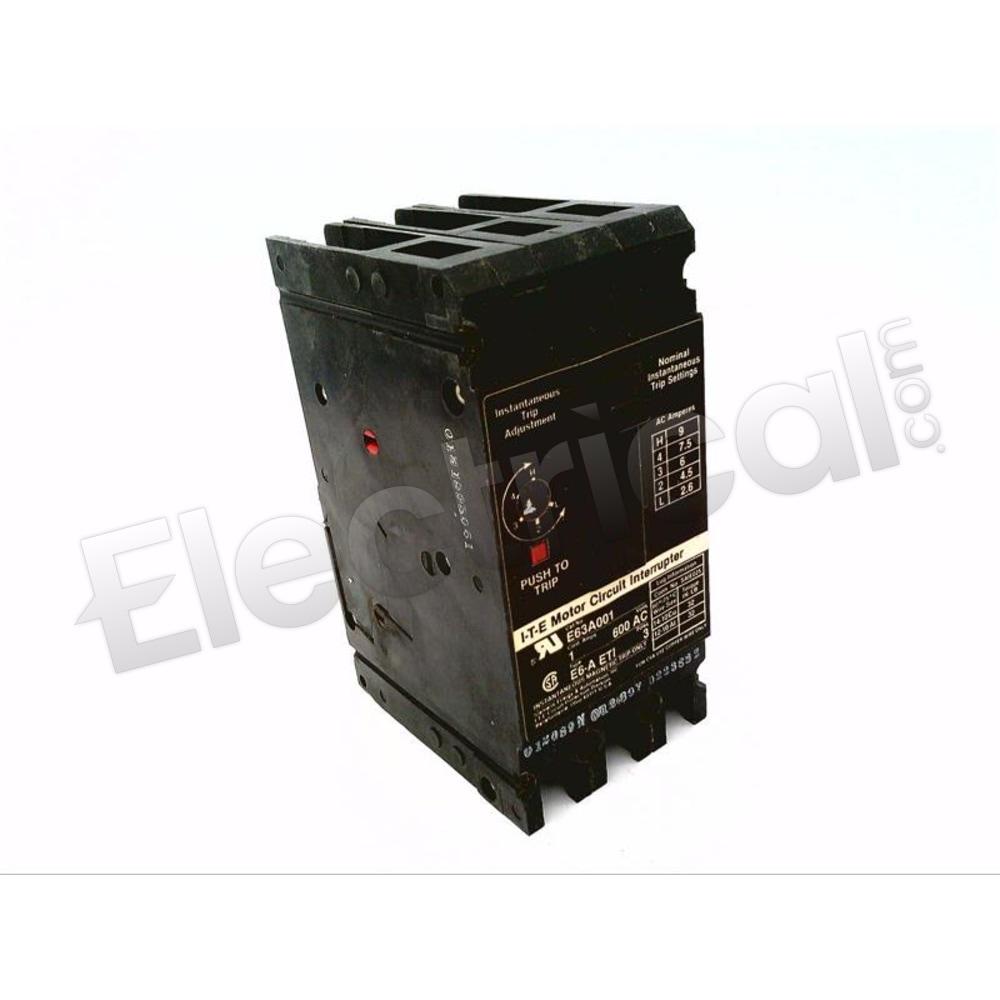 Siemens Molded Case E63A005