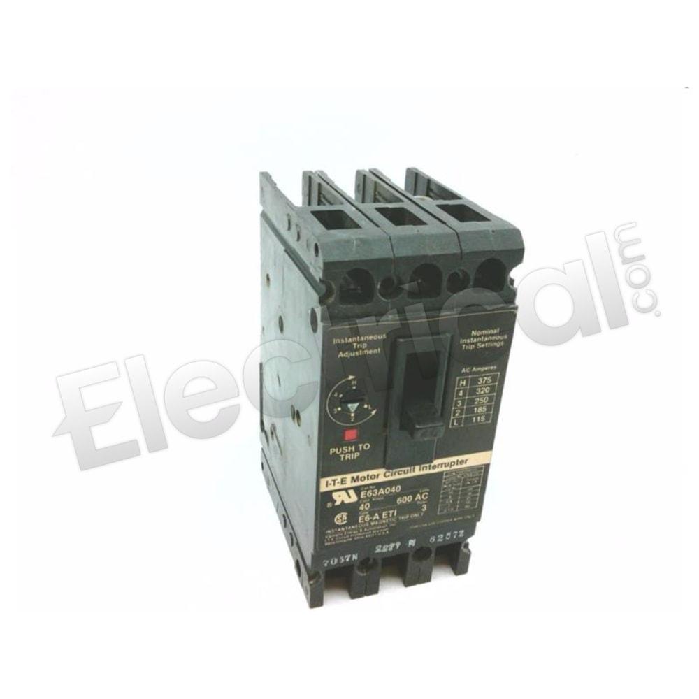 Siemens Molded Case E63A040