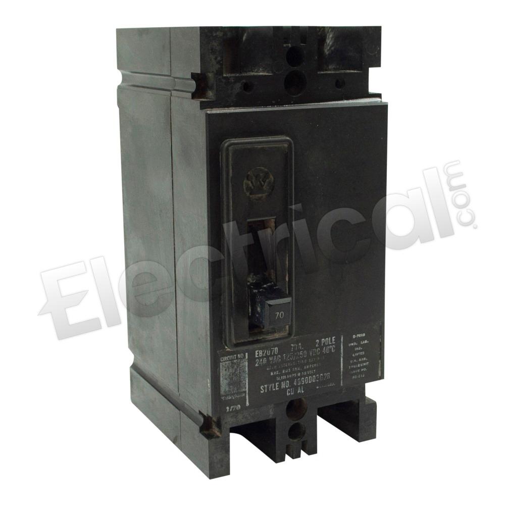 Cutler Hammer Molded Case EB2070