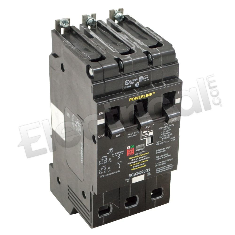 Square D Molded Case ECB34015G3