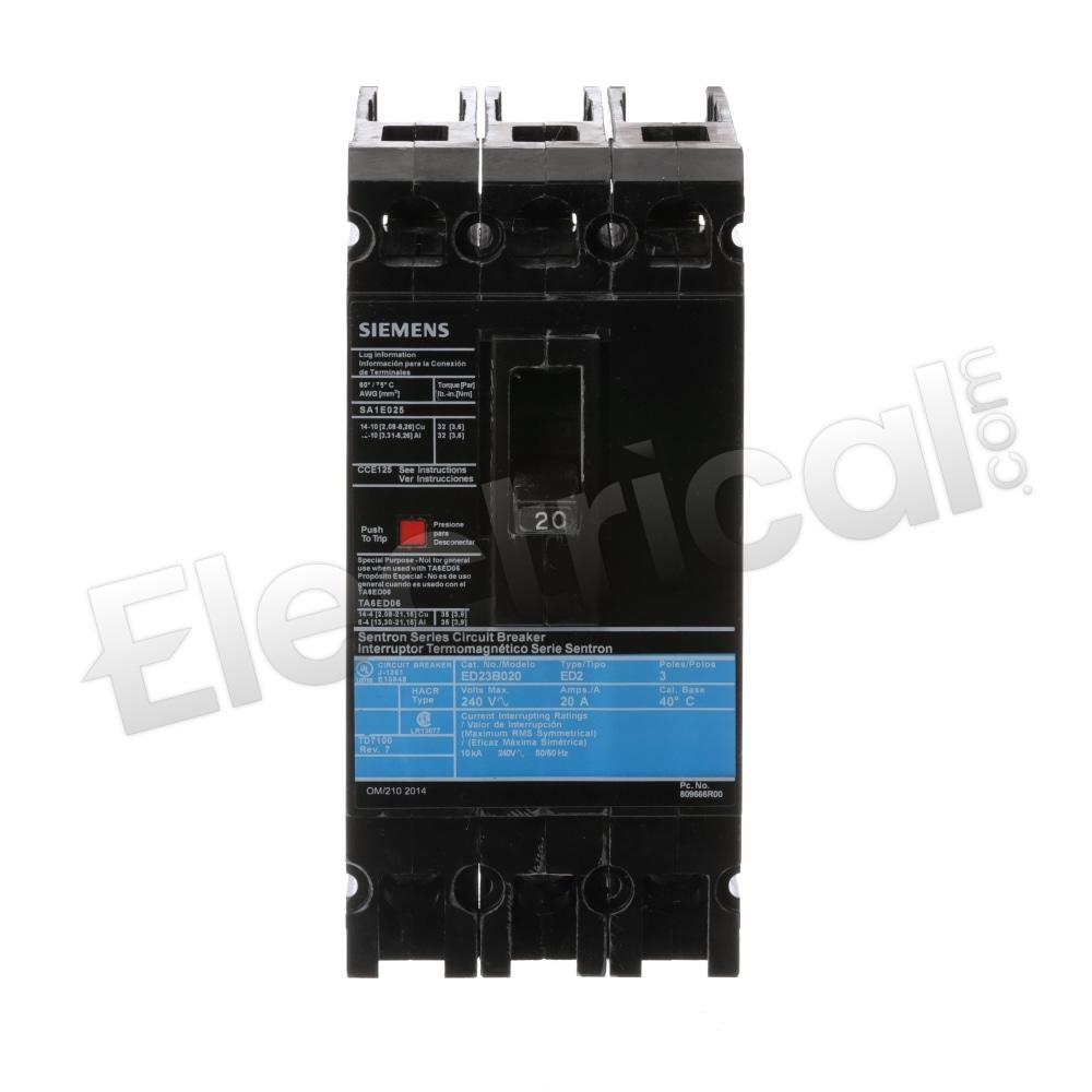 Siemens Molded Case ED23B020L