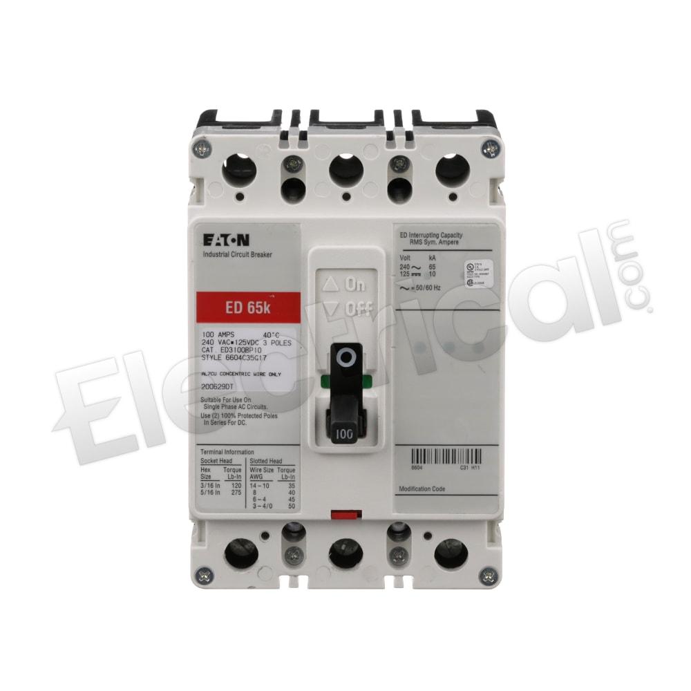 Eaton Molded Case ED3100BP10