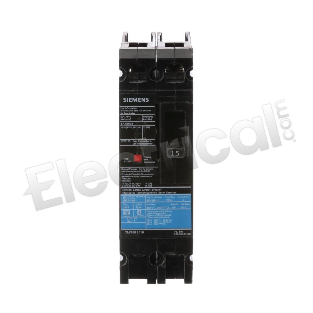 Siemens Molded Case ED42B015L
