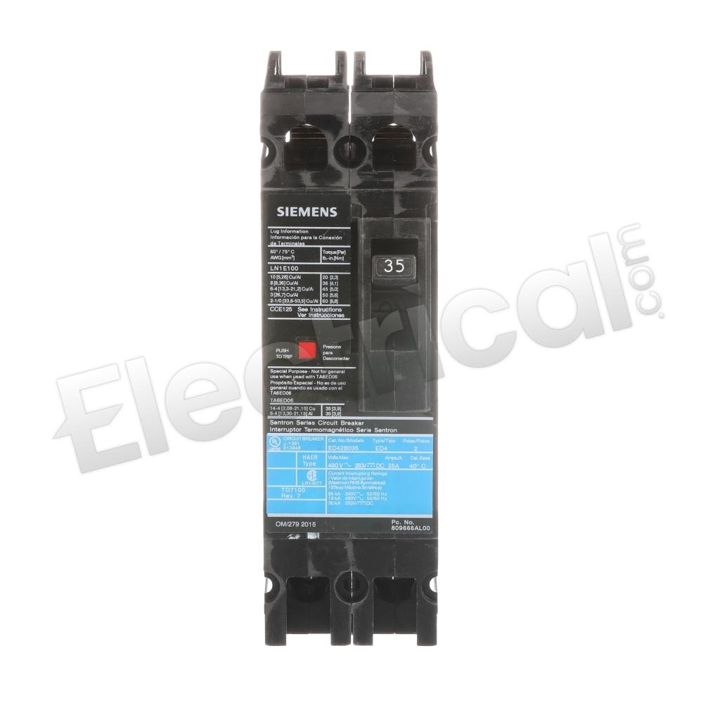 Siemens Molded Case ED42B035