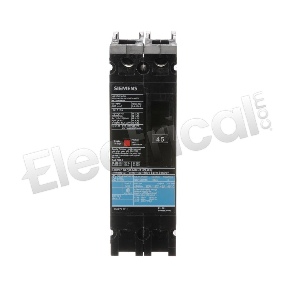 Siemens Molded Case ED42B045