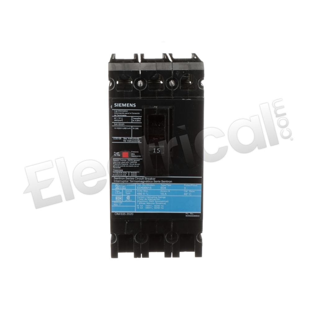Siemens Molded Case ED43B015