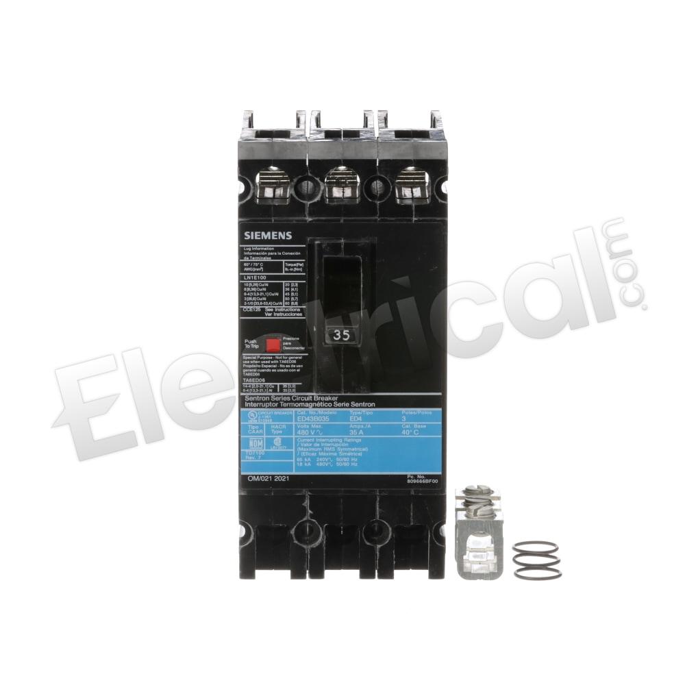 Siemens Molded Case ED43B035
