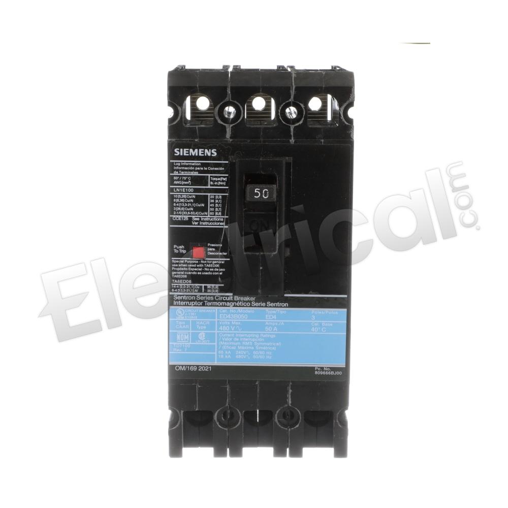 Siemens Molded Case ED43B050