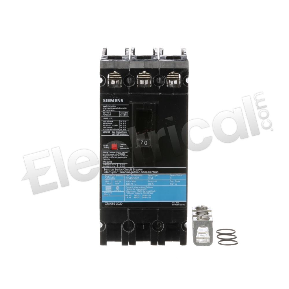 Siemens Molded Case ED43B070