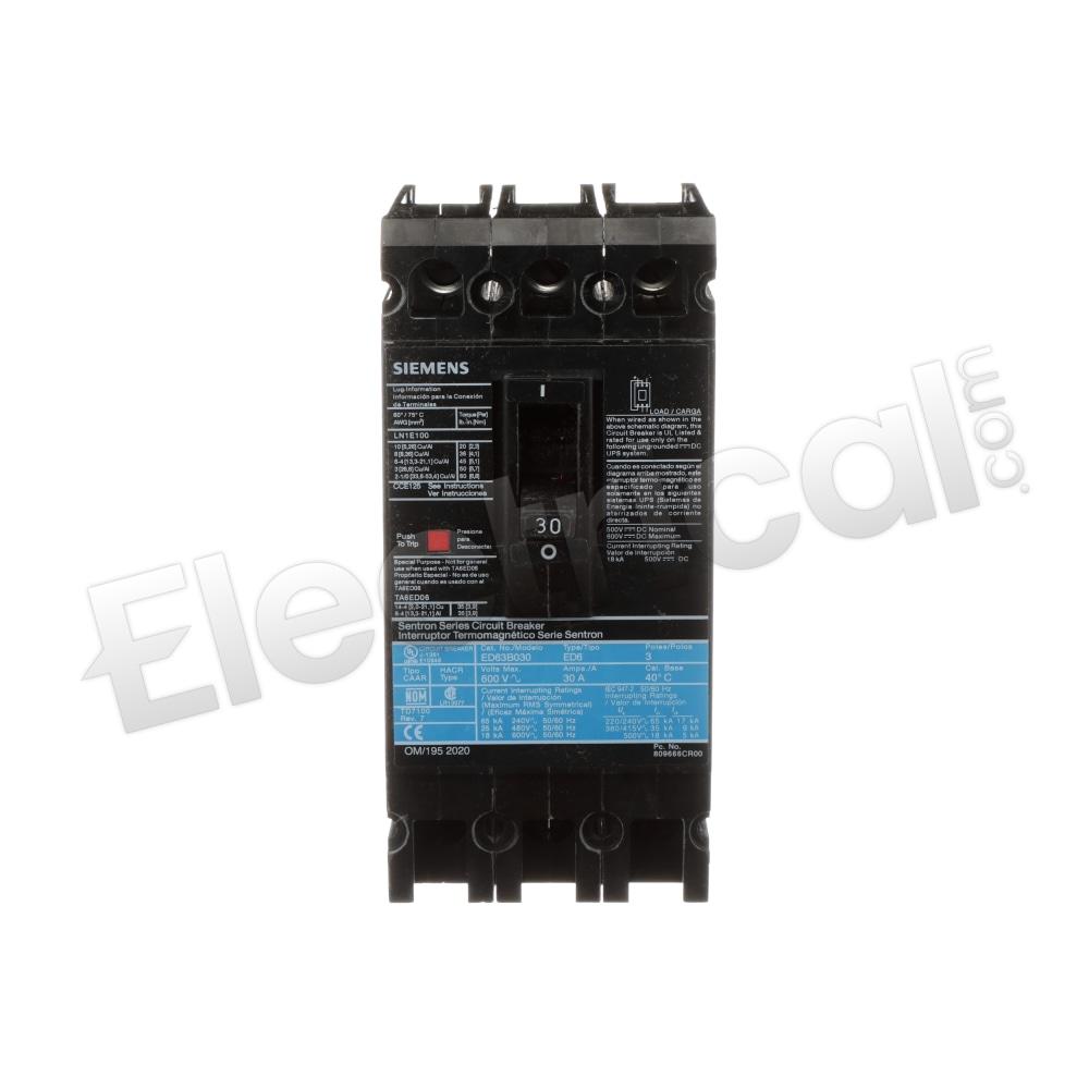 Siemens Molded Case ED63B030MX