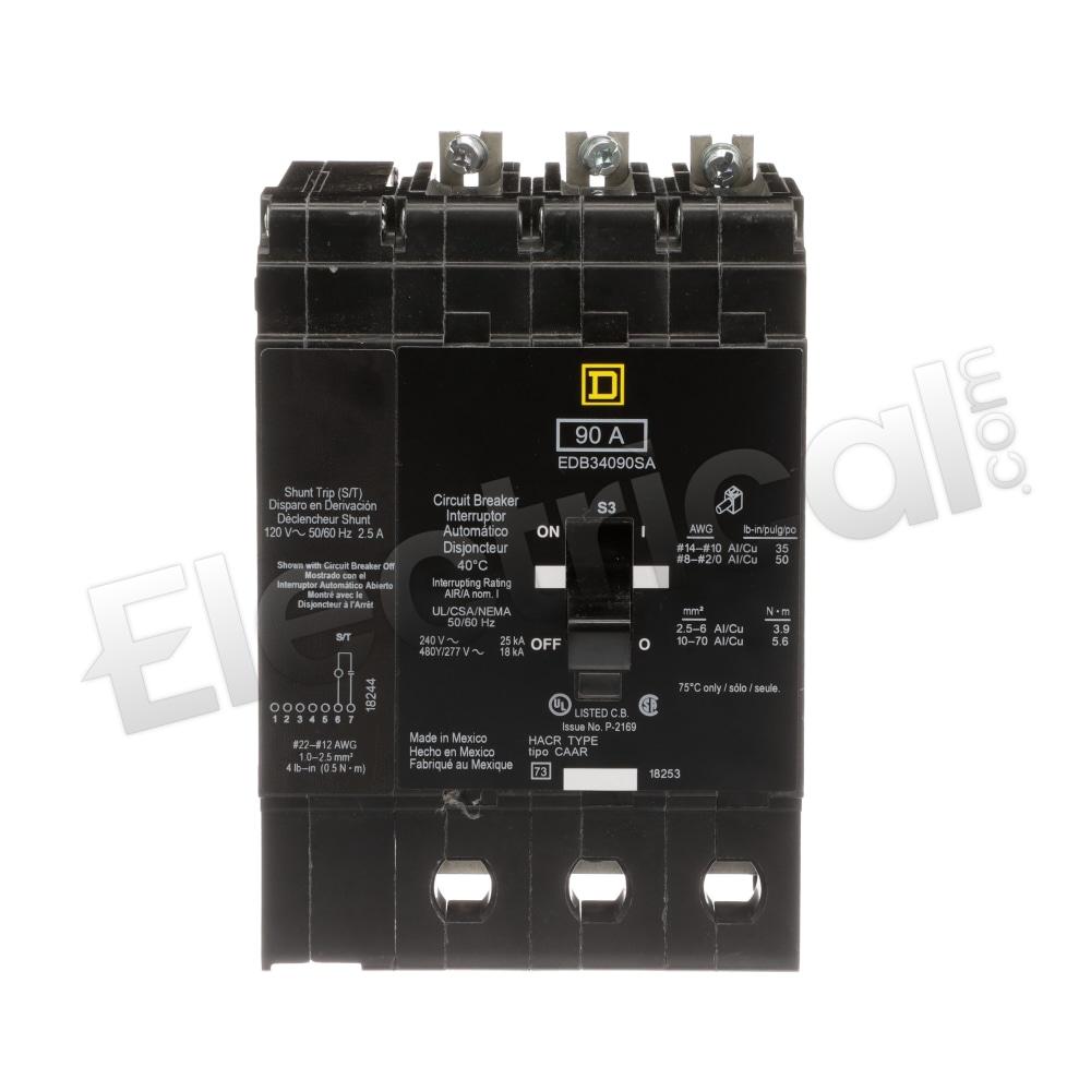 Square D Molded Case EDB34090AABASA