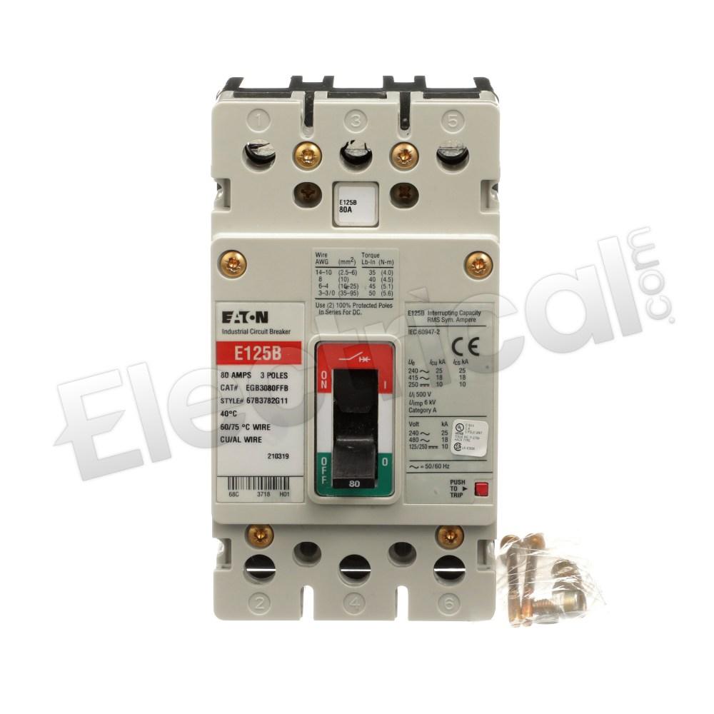 Eaton Molded Case EGB3080FFB