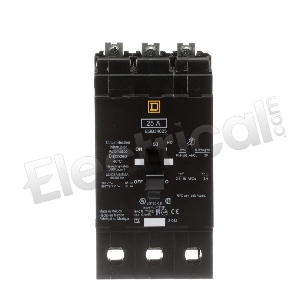 Square D Molded Case EGB34025