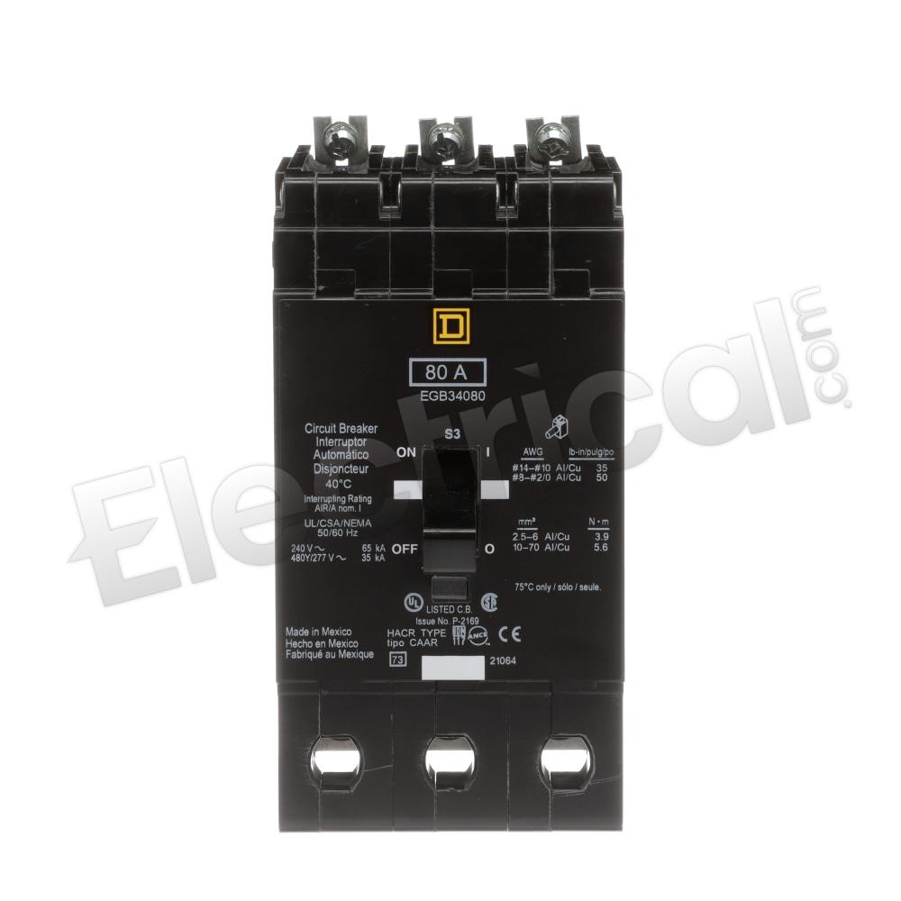 Square D Molded Case EGB34080