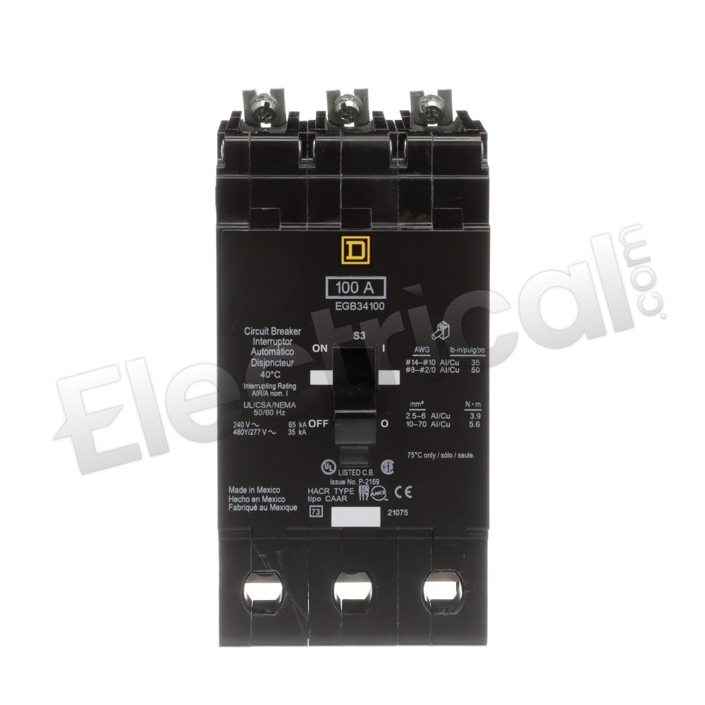 Square D Molded Case EGB34125