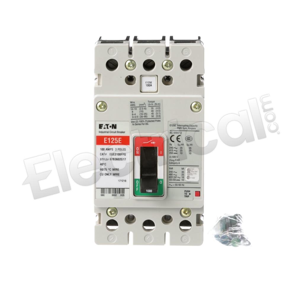 Eaton Molded Case EGE3100FFG