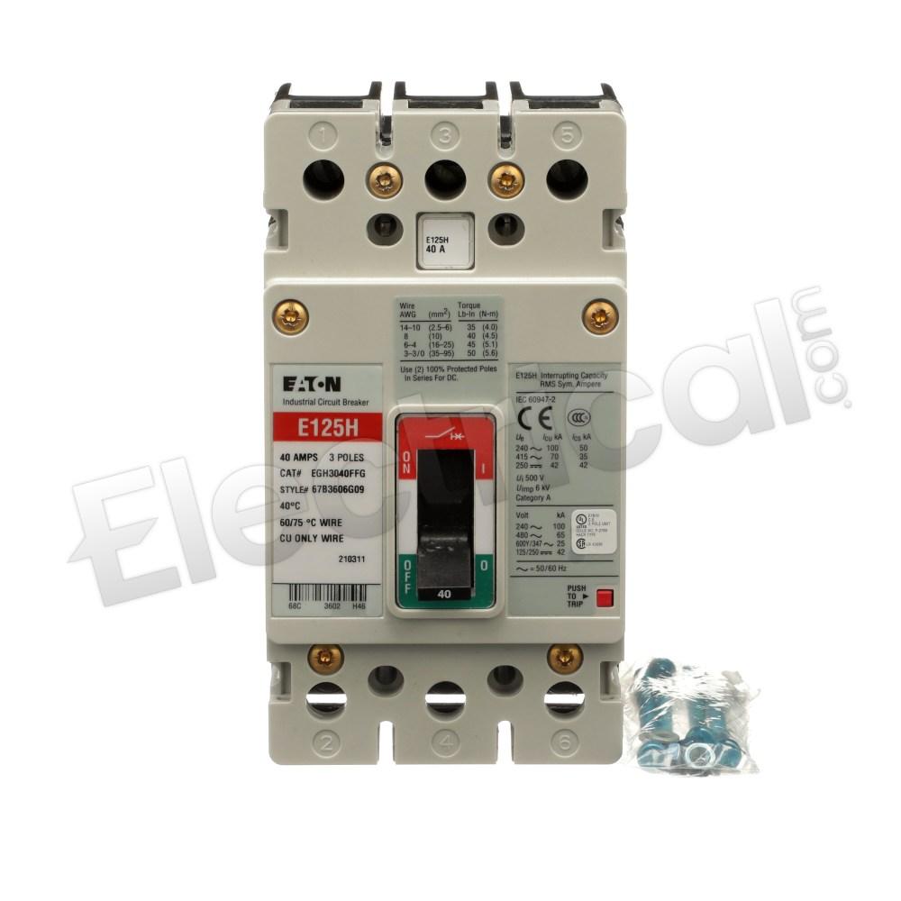 Eaton Molded Case EGH3040FFG