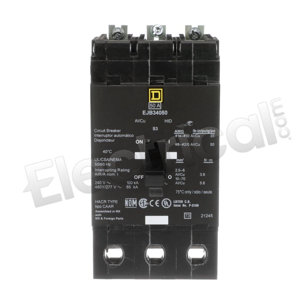 Square D Molded Case EJB34050AABASA