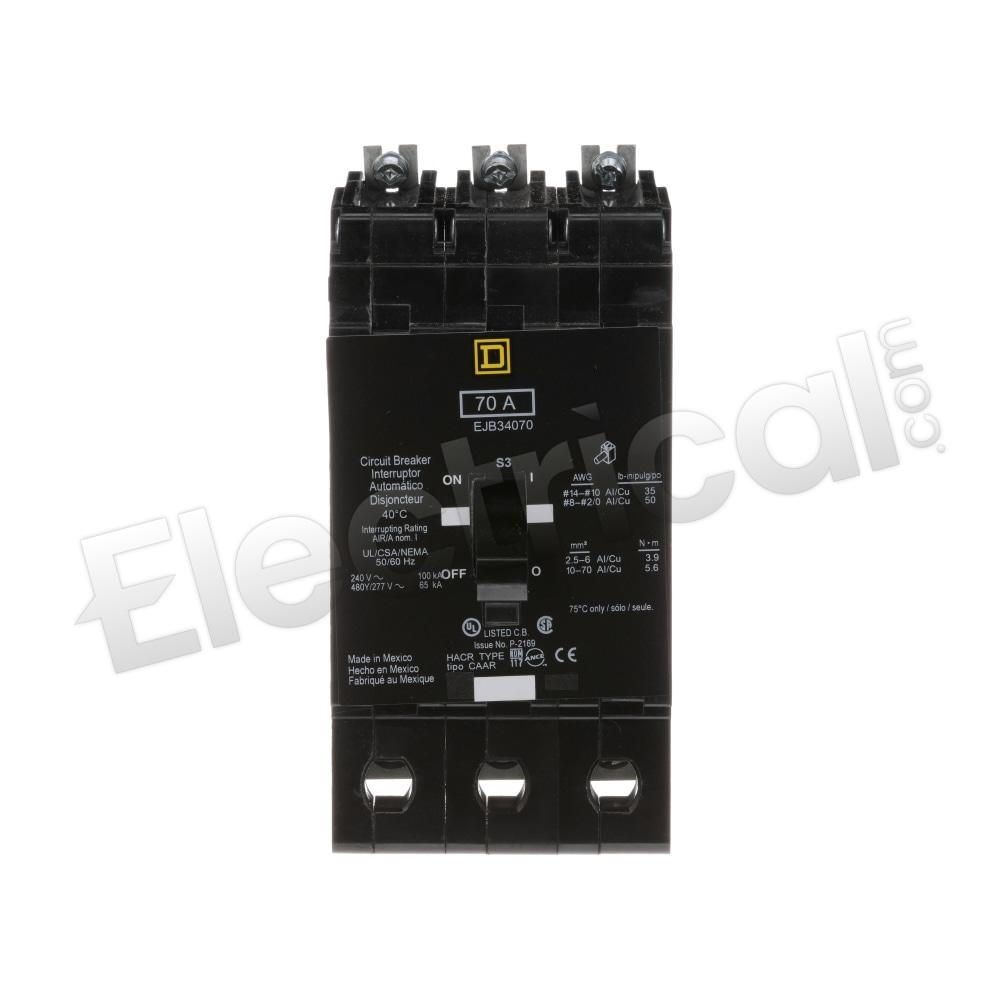 Square D Molded Case EJB34070AABASA