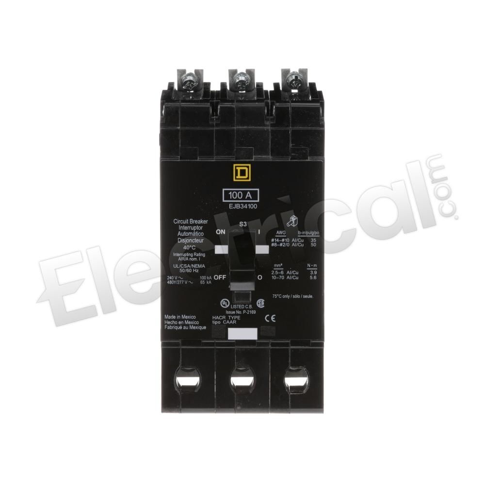 Square D Molded Case EJB34100AABA