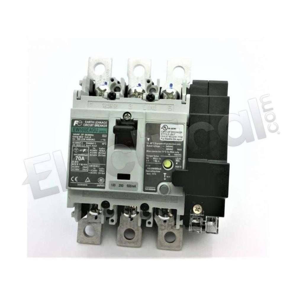Fuji Electric Molded Case EW100EAGU-3P070K