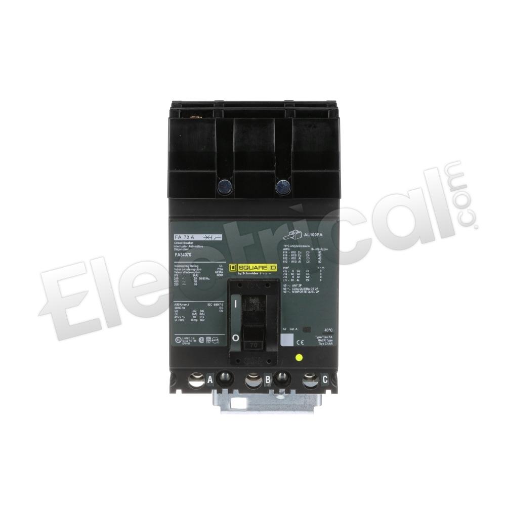 Square D Molded Case FA34070
