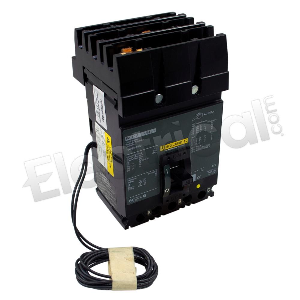 Square D Molded Case FA34080CBA1021